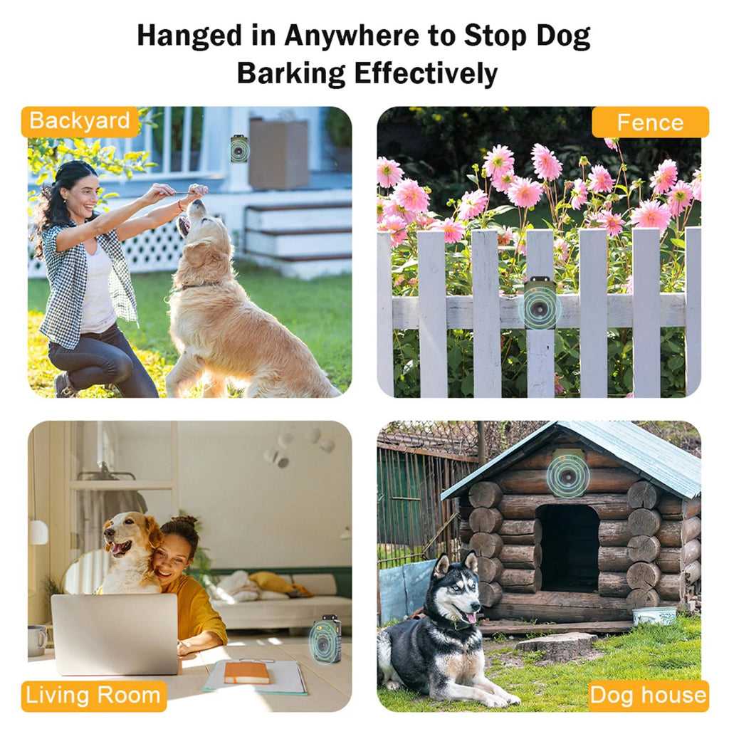 Ultrasonic automatic bark stop dog trainer