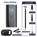6000mAh Portable Car Air Compressor 12V 150PSI Electric Cordless Tire Inflator Pump for Motorcycle Bicycle Boat AUTO Tyre Balls