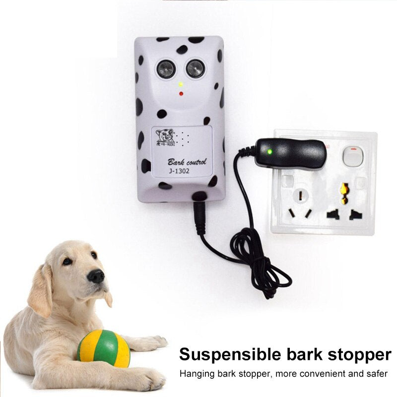 Bark Training Device New Ultrasonic Stop Control Dog Anti Barking Repeller No Bark Silencer Hanger Training Device dog repeller