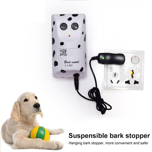 Bark Training Device New Ultrasonic Stop Control Dog Anti Barking Repeller No Bark Silencer Hanger Training Device dog repeller